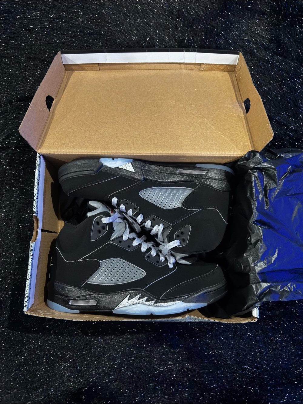 Men's Black and Gray High-Top Sneakers